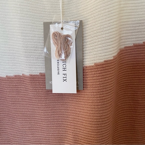 Evolution by Cyrus Color Block Sweater NWT - Picture 9 of 14
